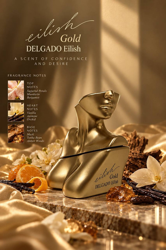 ادکلن بیلی ایلیش گلد دلگادو | Eilish Gold Delgado